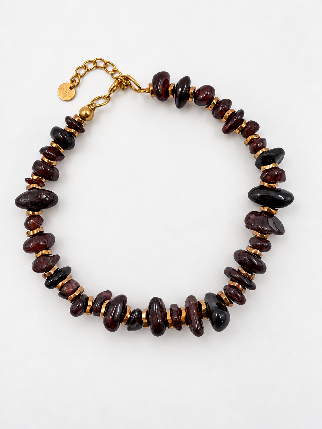 SANGUINE 01 Natural Garnet Bracelet