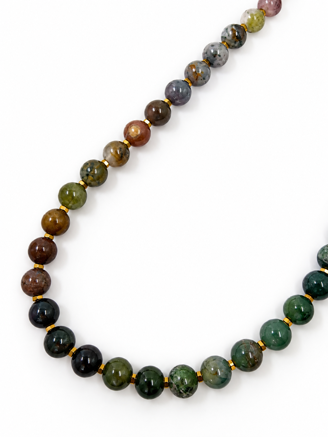 INDIA, I LOVE YOU Natural Indian Agate Necklace