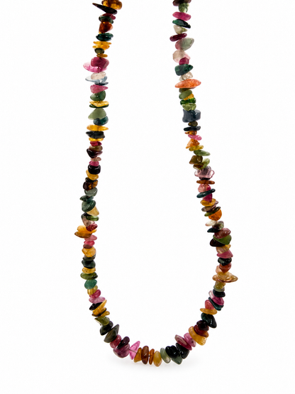 CHROMY Natural Multicolor Tourmaline Necklace