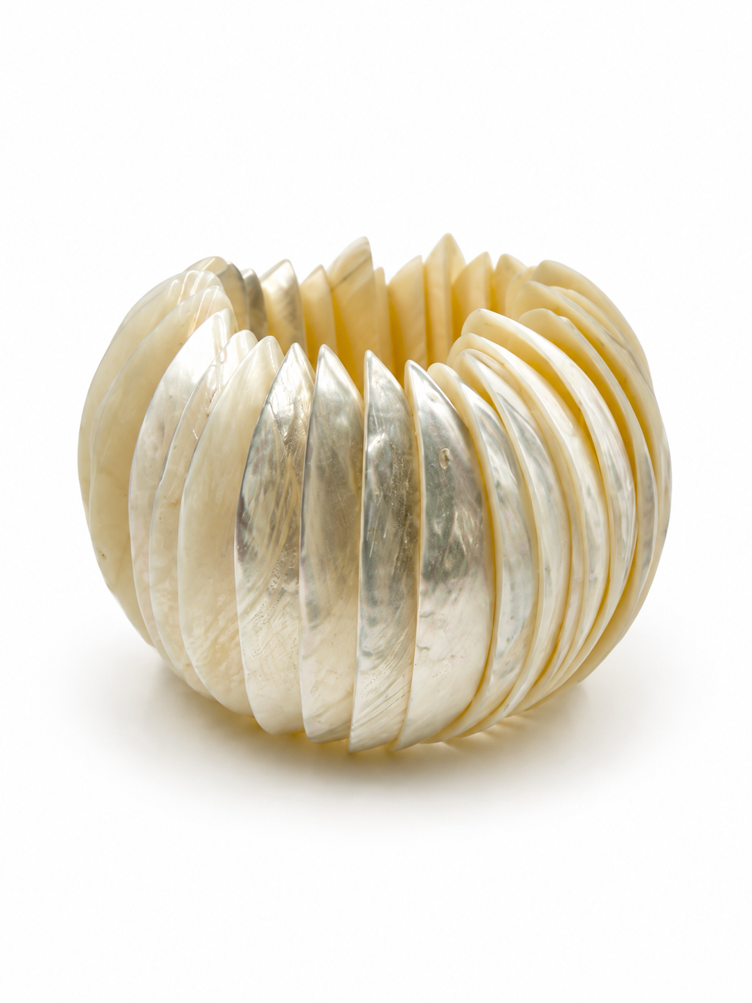 NACRE Natural Mother-of-Pearl Statement Bracelet